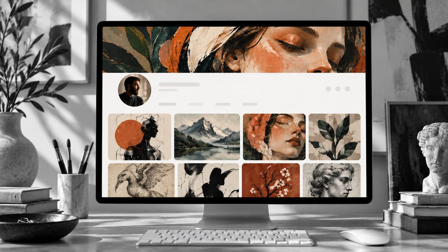 How to Make an Art Portfolio Website (Free Options)